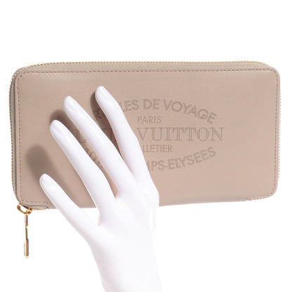 Louis Vuitton Veau Soie Leather Iena Wallet Galet 2 of 8