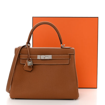 Hermes Togo Kelly Retourne 28 Gold 12 of 12
