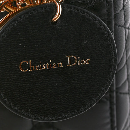 Christian Dior Lambskin Cannage Small My ABCDior Lady Dior Black 8 of 14
