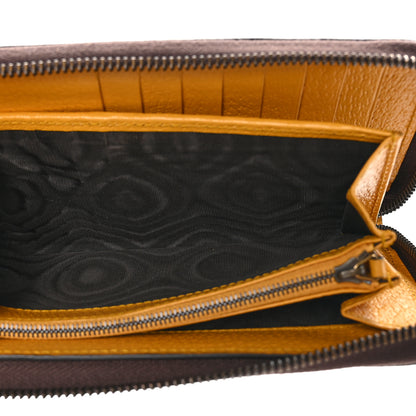 Gucci GG Supreme Monogram Neo Vintage Zip Around Wallet Beige Crop New Acero 5 of 11