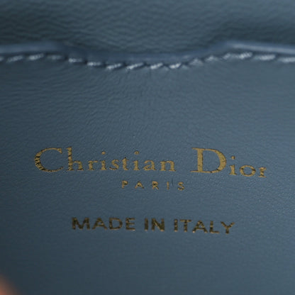 Christian Dior Smooth Calfskin Micro 30 Montaigne Flap Bag Blue Gray 5 of 10
