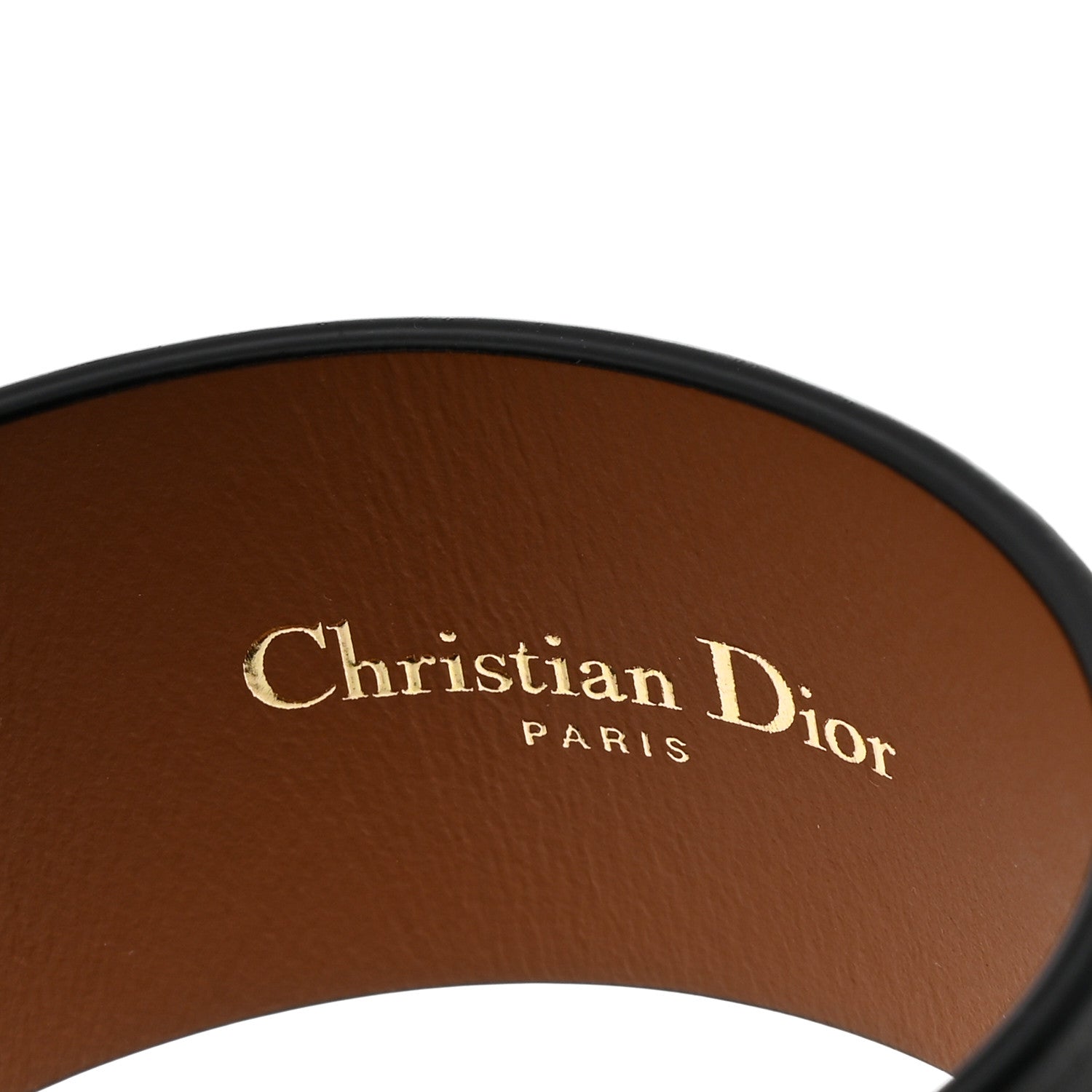 Christian Dior Calfskin 30 Montaigne Bracelet L Black 4 of 6