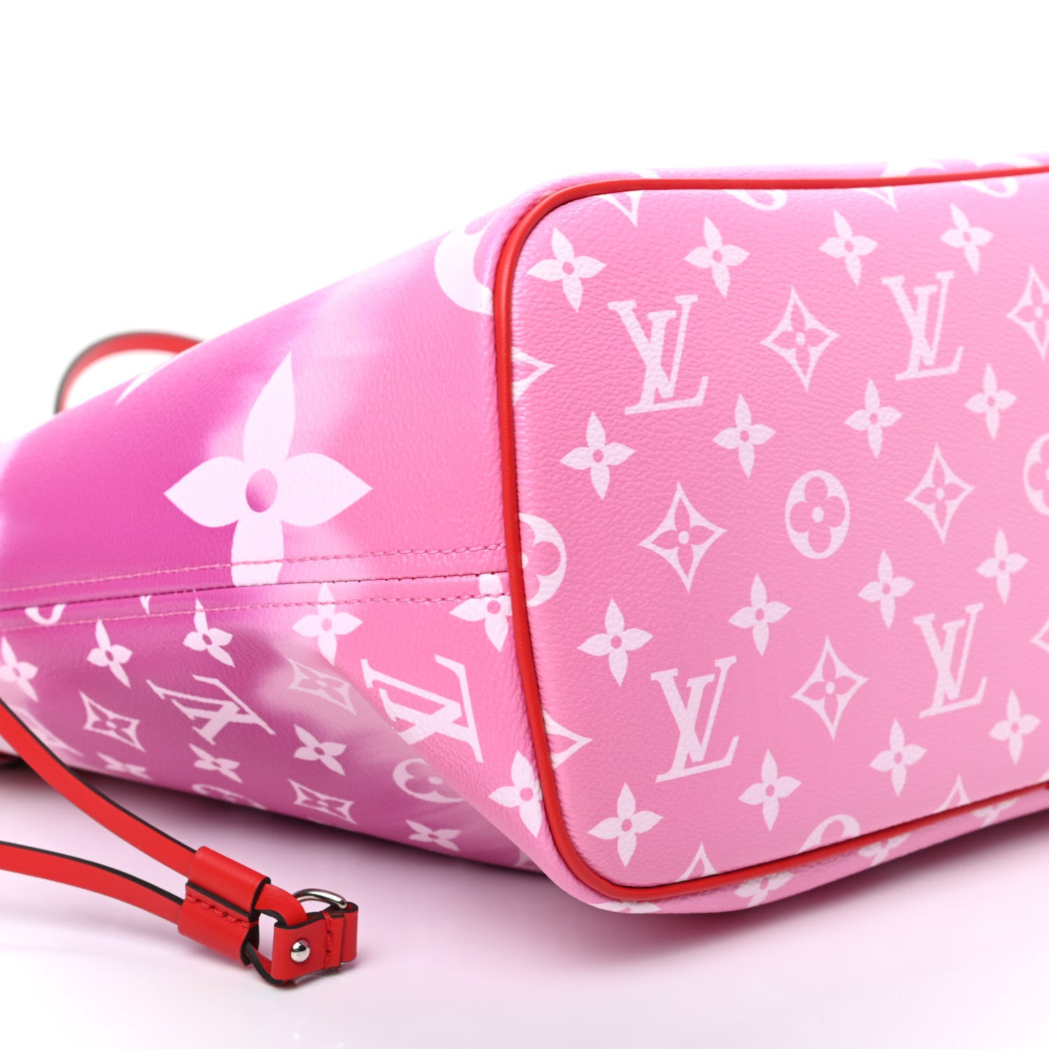 Louis Vuitton Monogram Escale Neverfull MM Rouge 8 of 10