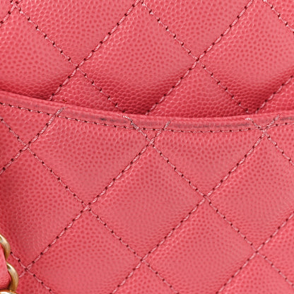 Chanel Caviar Lizard Embossed Quilted Small Coco Handle Flap Pink 10 of 10
