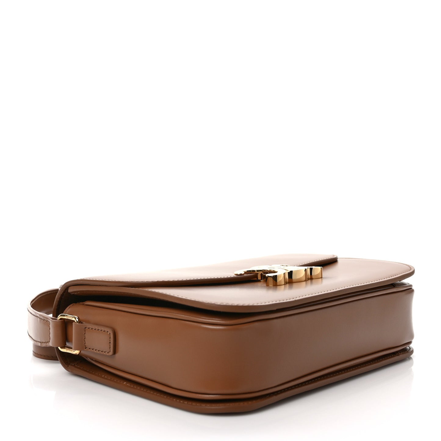 Shiny Calfskin Medium Triomphe Bronze