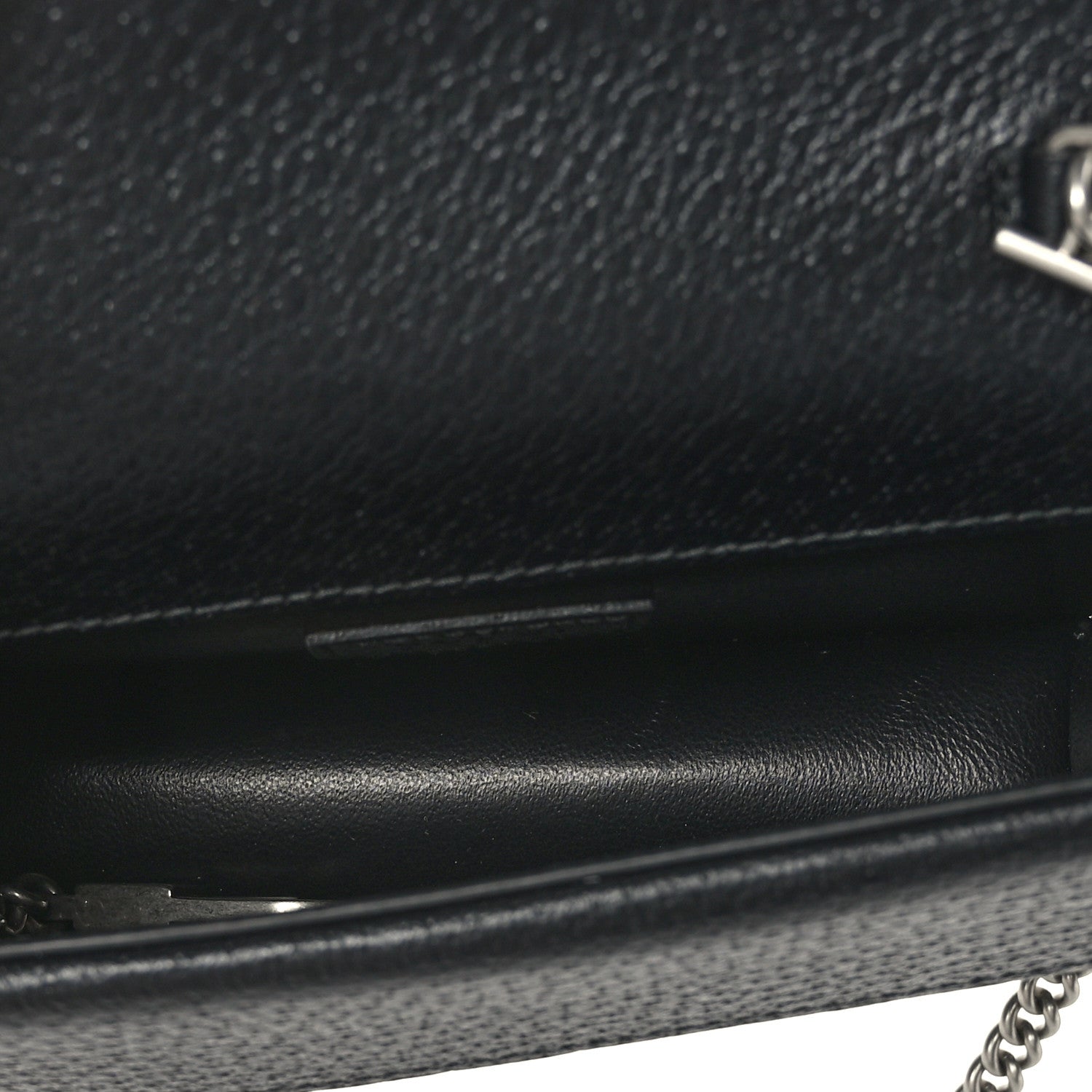 Gucci Jacquard Black Denim GG Monogram Super Mini Dionysus Shoulder Bag Black Ivory 5 of 8