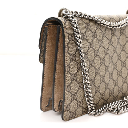 Gucci GG Supreme Monogram Small Dionysus Shoulder Bag Taupe 3 of 10