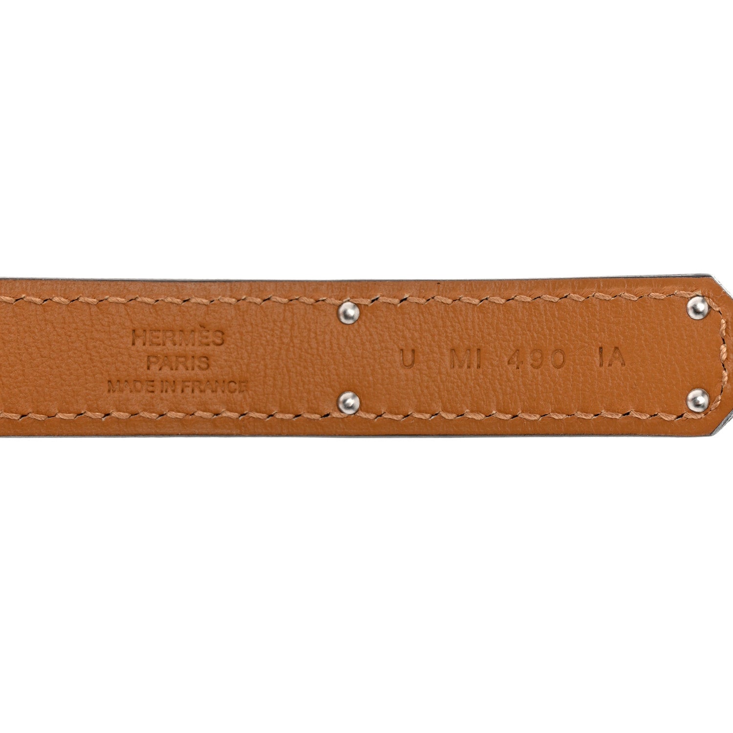 Hermes Epsom Kelly Belt Gold 3 of 4