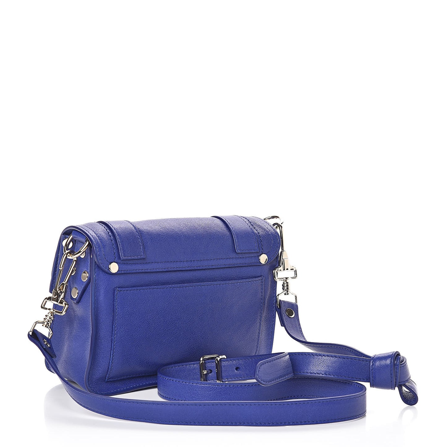 Lambskin PS1 Mini Pouch Messenger Cobalt Blue