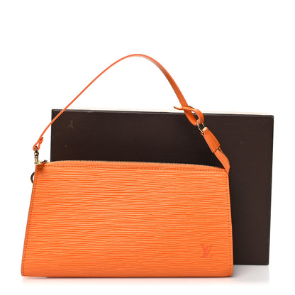 Louis Vuitton Epi Pochette Accessories 24 Mandarin 10 of 10
