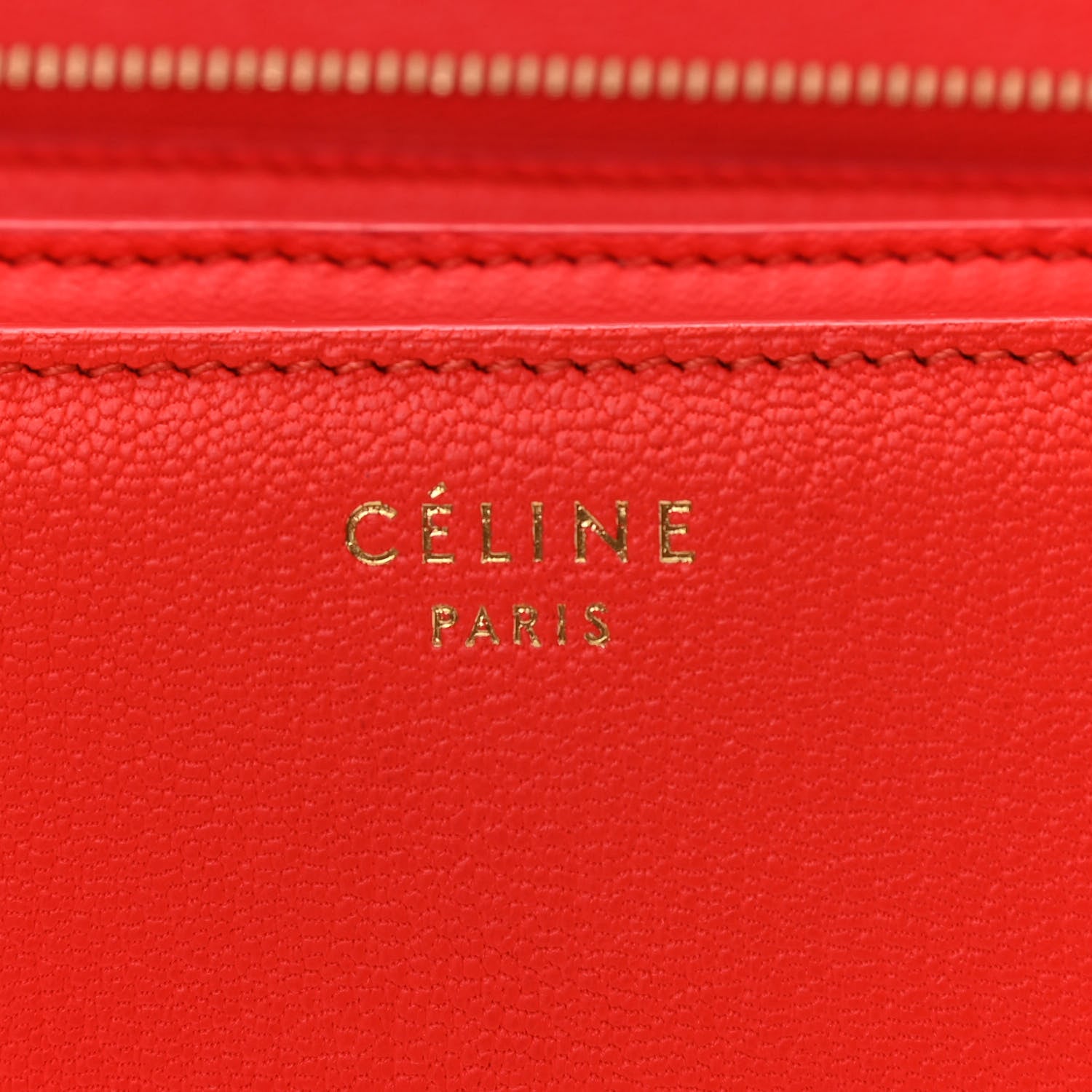 Celine Goatskin Medium Classic Box Flap Bag Alizarin 6 of 11