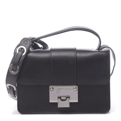 Jimmy Choo Calfskin Rebel Crossbody Bag Black 1 of 10