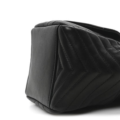 Saint Laurent Lambskin Matelasse Monogram Joe Nano Bucket Bag Black 10 of 10