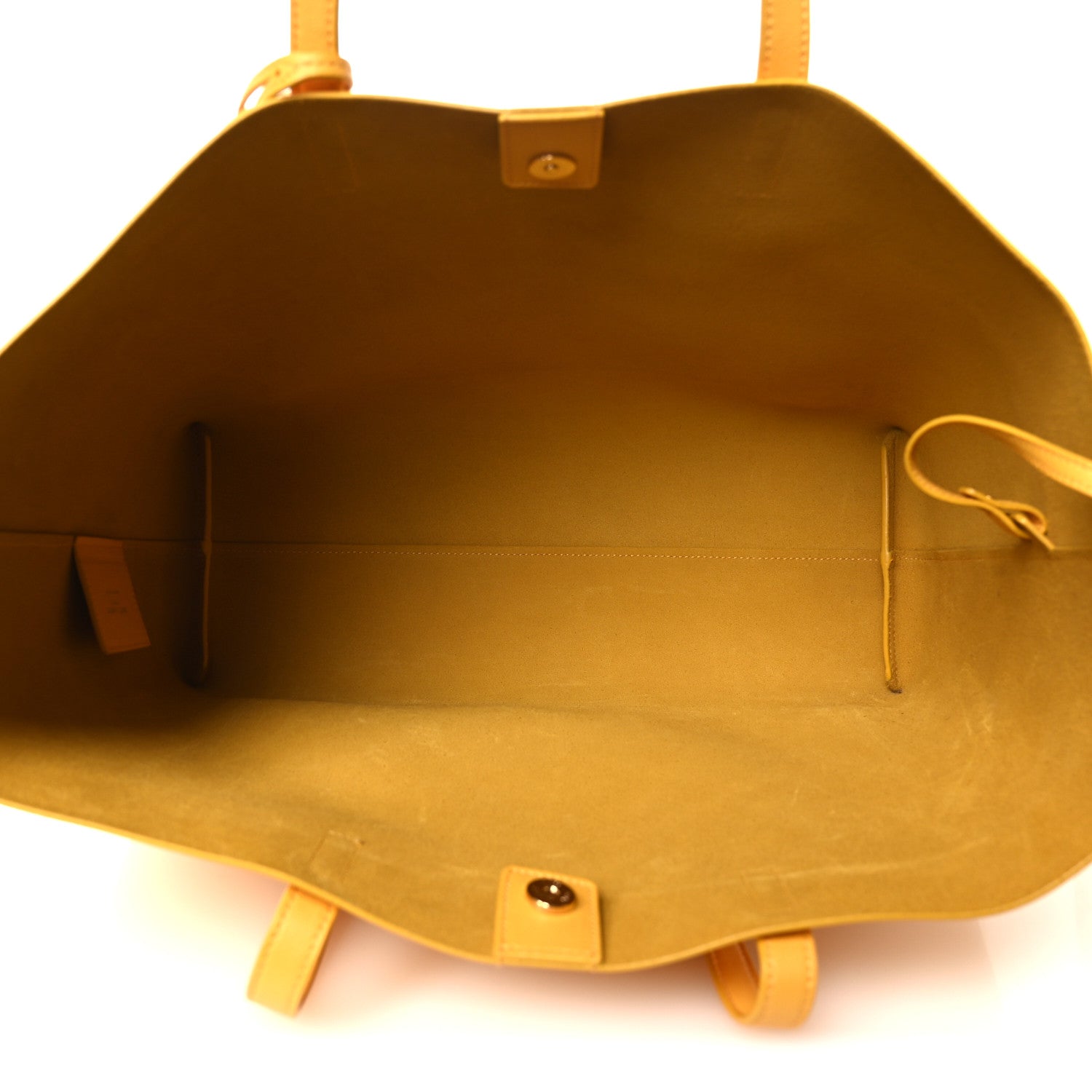 Saint Laurent Calfskin Large Shopping Tote Wheat 6 of 14