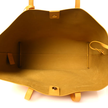 Saint Laurent Calfskin Large Shopping Tote Wheat 6 of 14