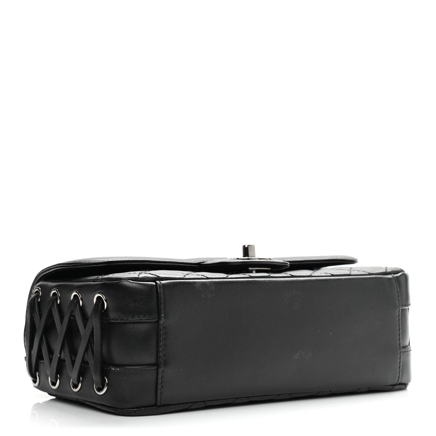 Chanel Calfskin Quilted Small Coco Corset Flap Black 3 of 12