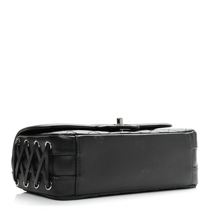 Chanel Calfskin Quilted Small Coco Corset Flap Black 3 of 12