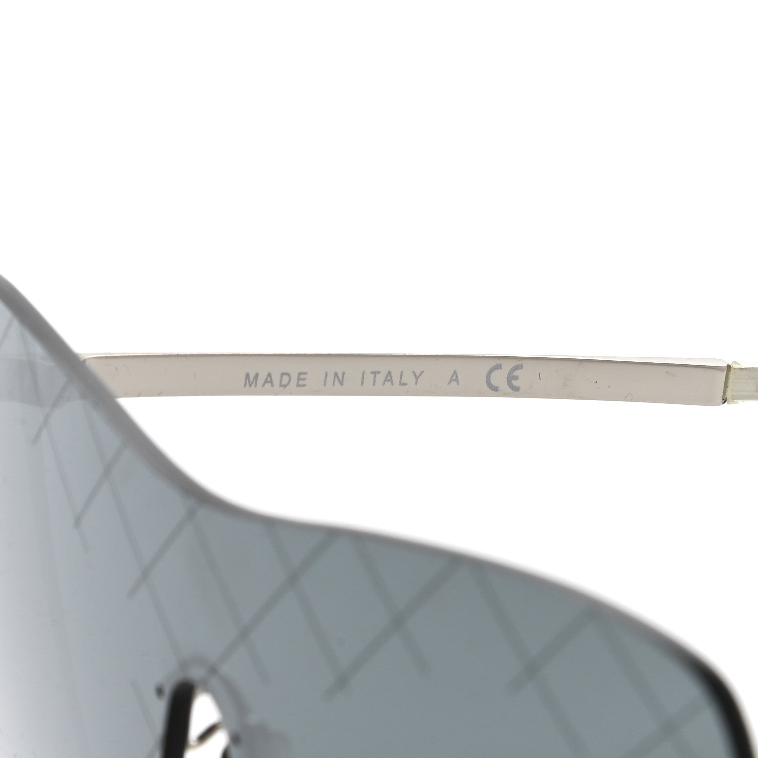 Chanel Acetate Metal Shield Runway Sunglasses 4215 Black 6 of 7