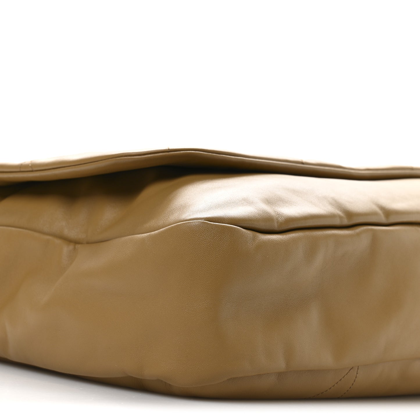 Lambskin Matelasse Monogram Large Jamie 4.3 Tabac Brown