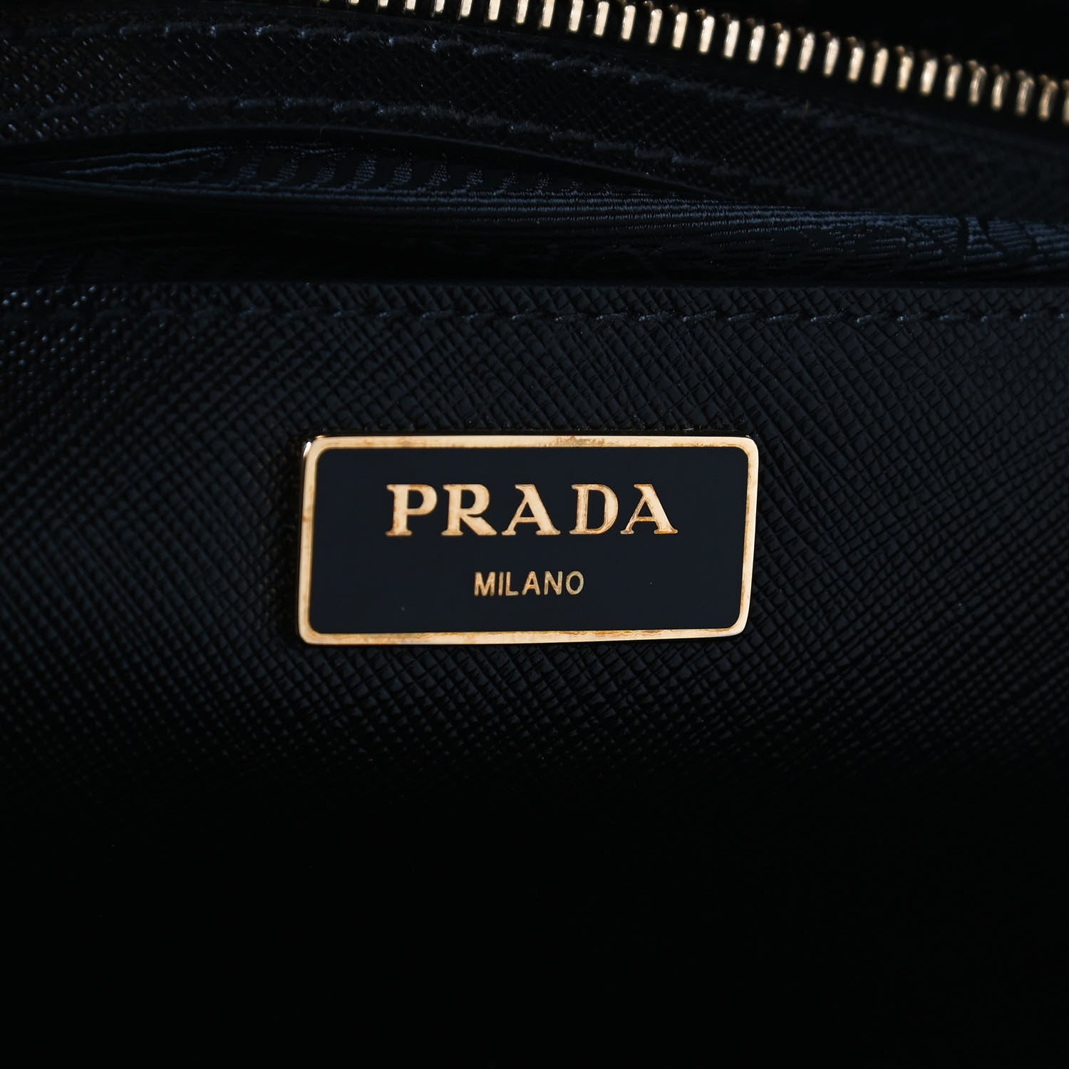 Prada Saffiano Medium Galleria Double Zip Tote Black 5 of 11