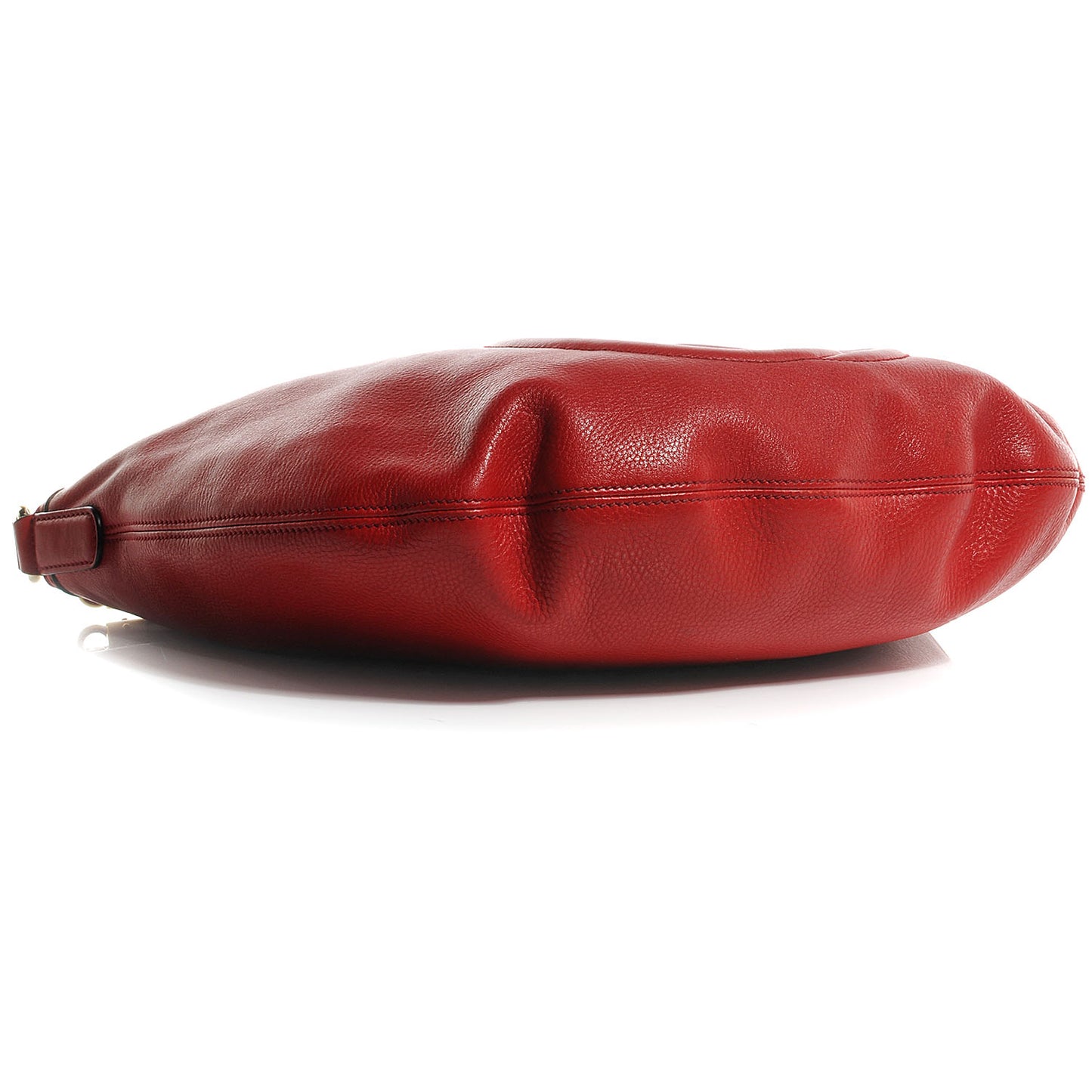 Pebbled Calfskin Medium Soho Hobo Red