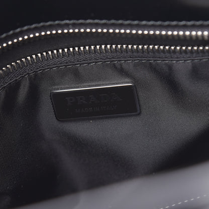 Prada Tessuto Nylon Spazzolato Small Ouverture Top Handle Bag Black 7 of 10