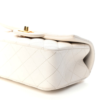 Chanel Caviar Quilted Mini Top Handle Rectangular Flap White 9 of 9
