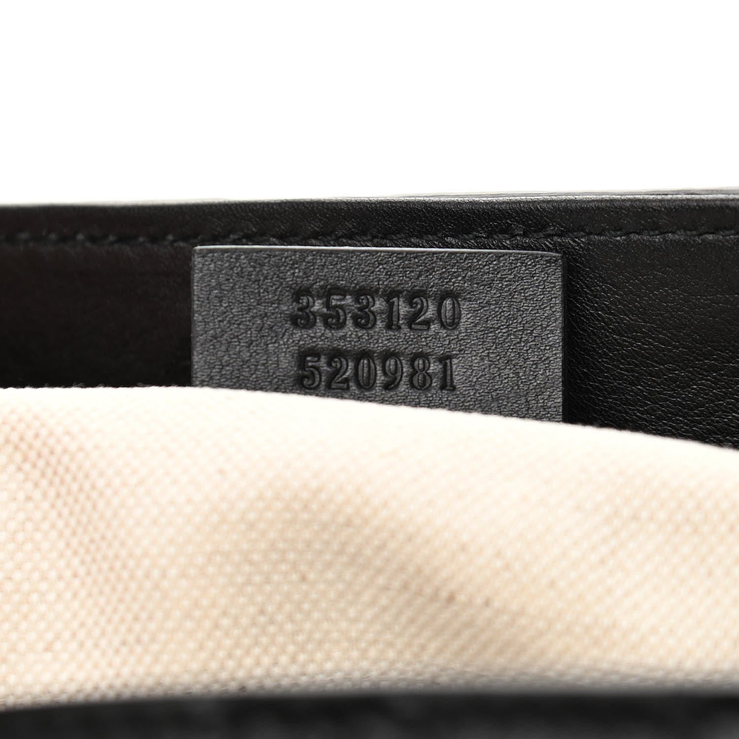 Gucci Guccissima Medium Bree Foldover Tote Black 7 of 11