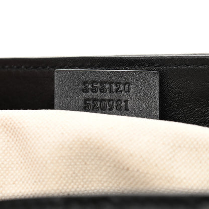 Gucci Guccissima Medium Bree Foldover Tote Black 7 of 11
