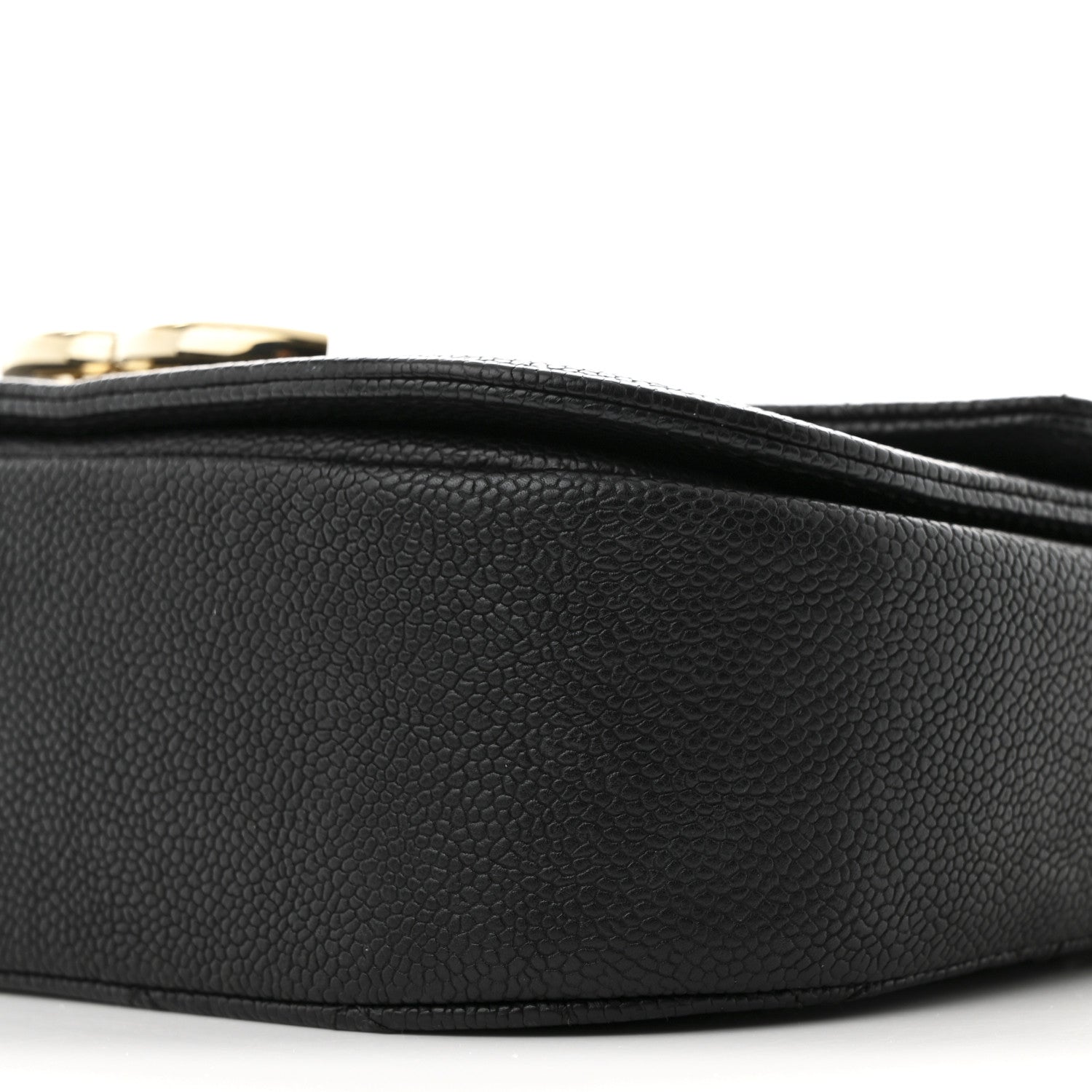 Chanel Grained Calfskin Quilted Small Cuba Top Handle Flap Black 10 of 10