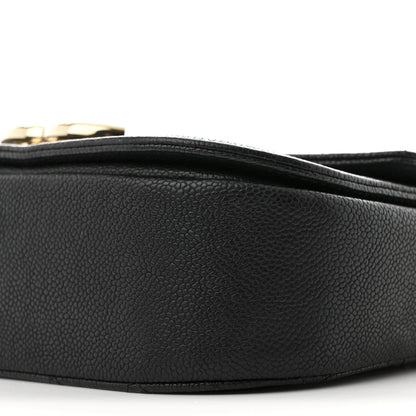 Chanel Grained Calfskin Quilted Small Cuba Top Handle Flap Black 10 of 10