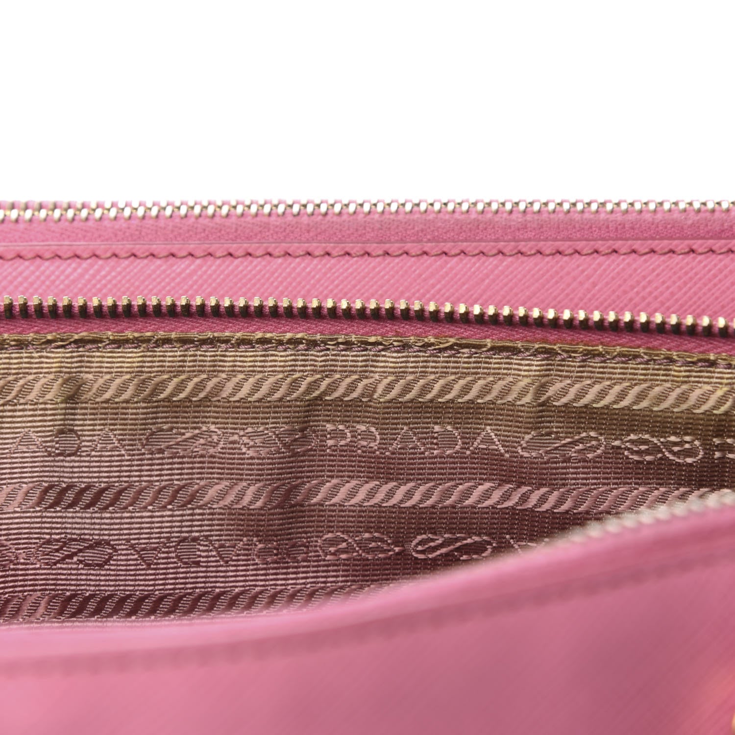 Prada Saffiano Medium Double Zip Galleria Tote Begonia 12 of 16