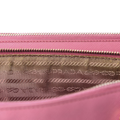 Prada Saffiano Medium Double Zip Galleria Tote Begonia 12 of 16