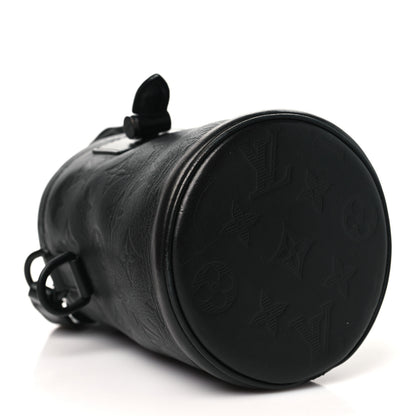 Louis Vuitton Shadow Monogram Chalk Nano Bag Black 4 of 9
