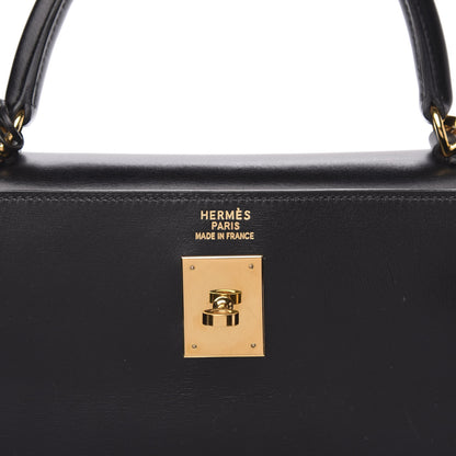 Hermes Box Kelly Retourne 35 Black 6 of 11