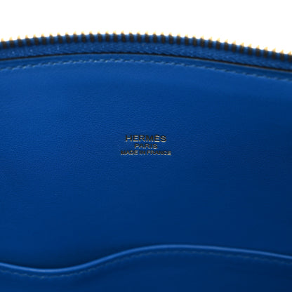 Hermes Taurillon Novillo 1923 Bolide 30 Bleu Zellige 7 of 10