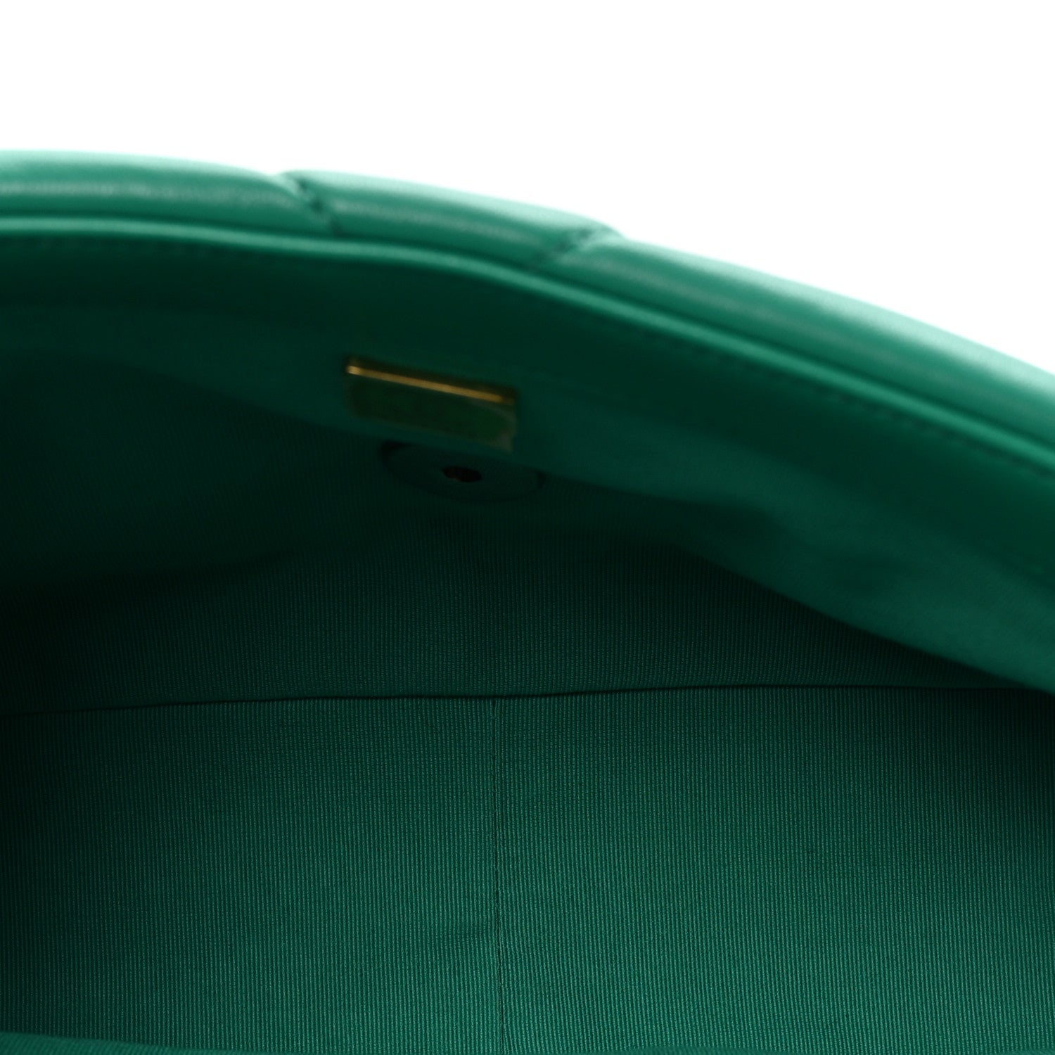 Chanel Lambskin Quilted Medium Chanel 19 Flap Green 5 of 10