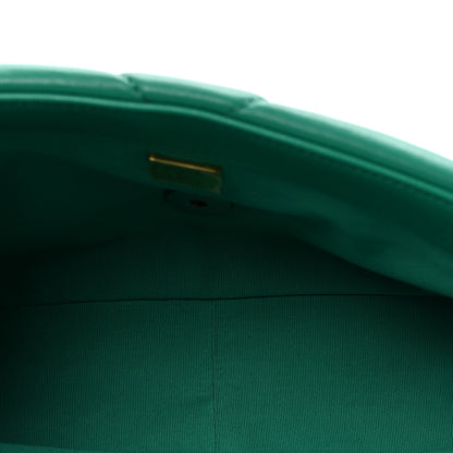Chanel Lambskin Quilted Medium Chanel 19 Flap Green 5 of 10