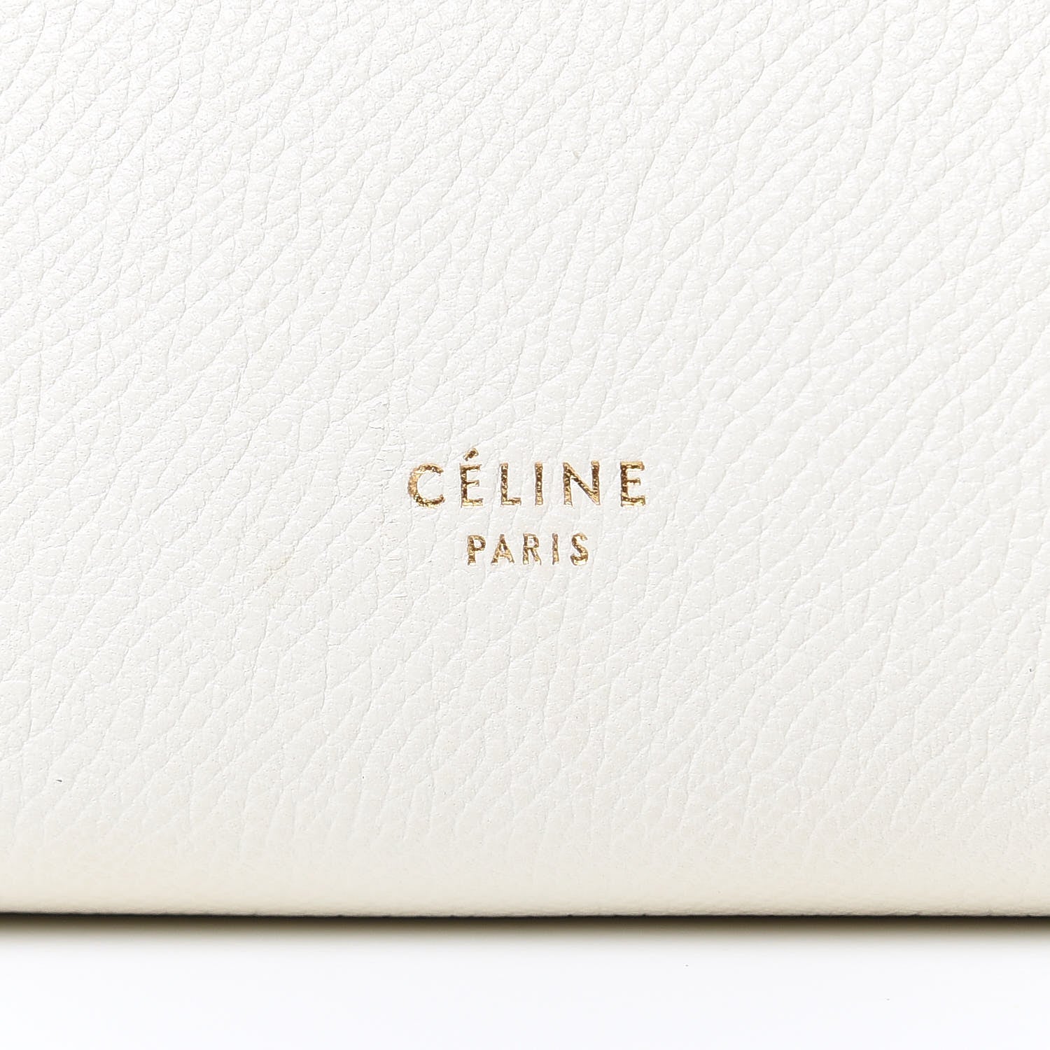 Celine Grained Calfskin Micro Belt Bag White 7 of 10