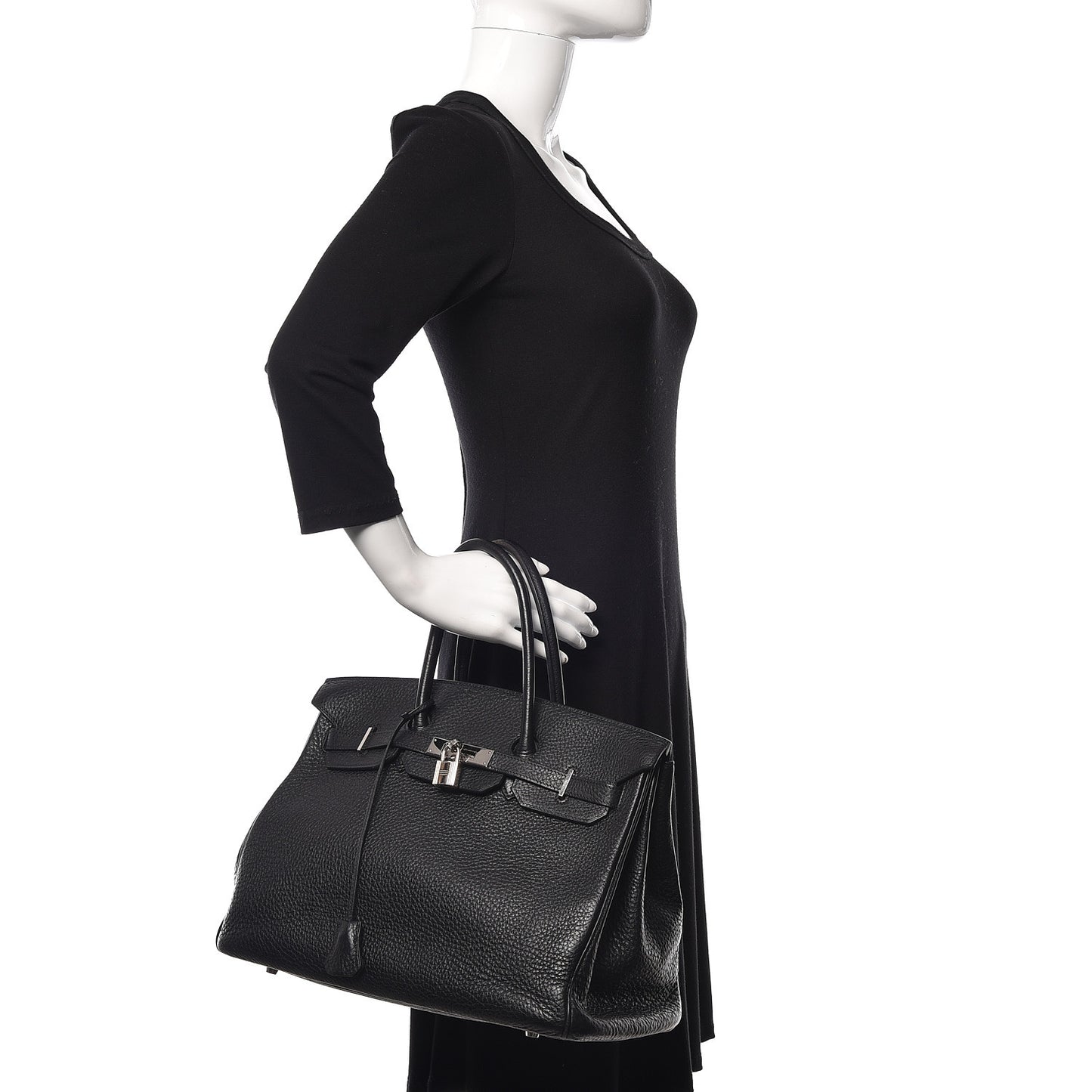 Taurillon Clemence Birkin 35 Black