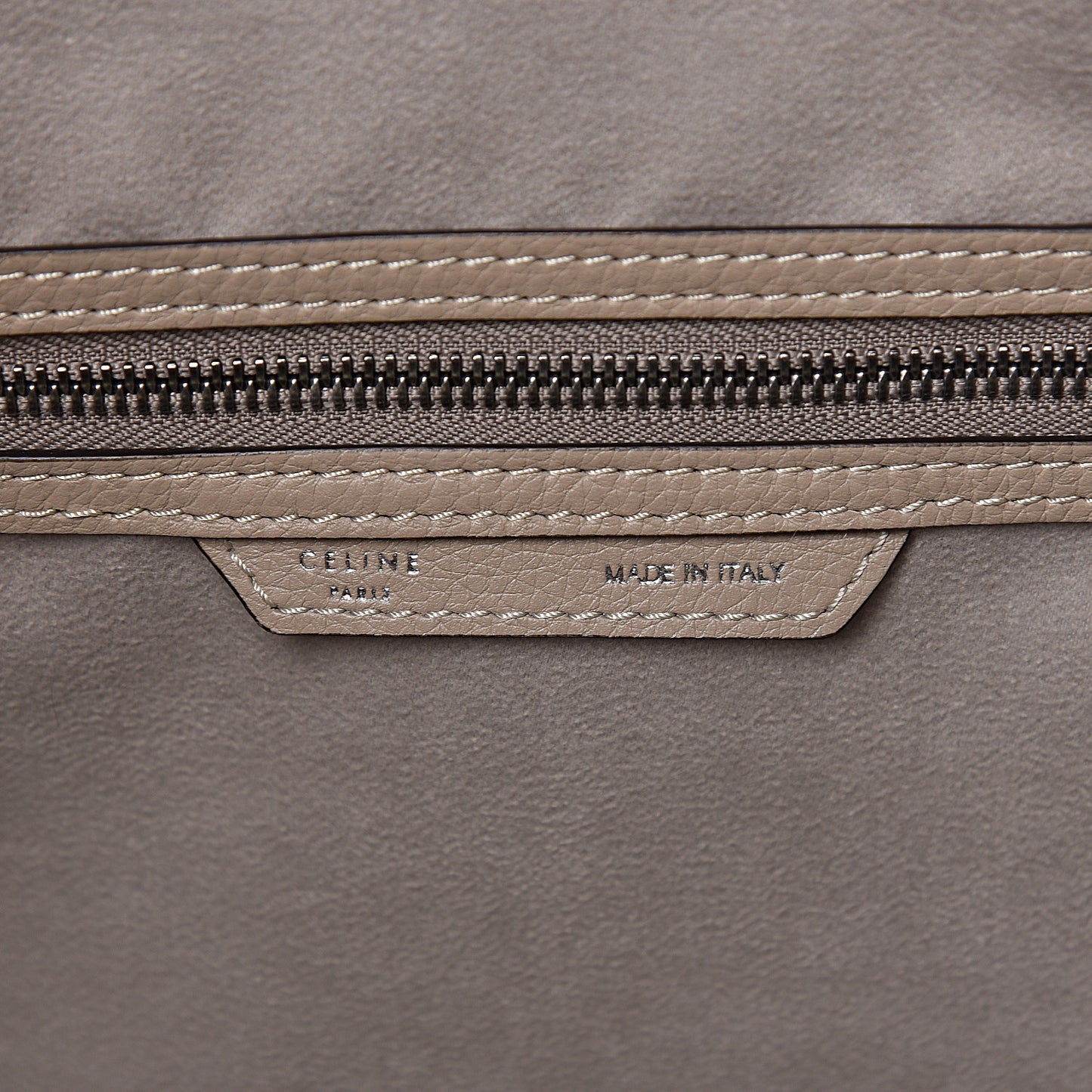 Drummed Calfskin Mini Luggage Dune