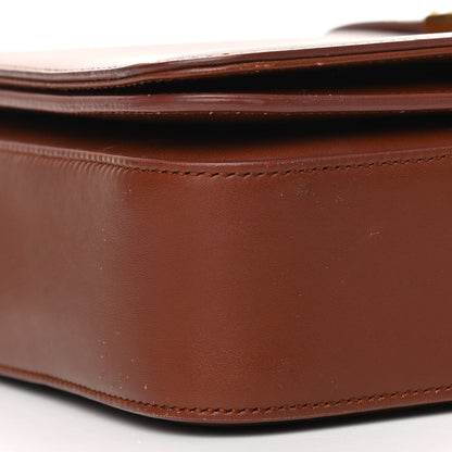 Saint Laurent Smooth Calfskin Medium Classic Monogram Universite Bag Brown 9 of 12