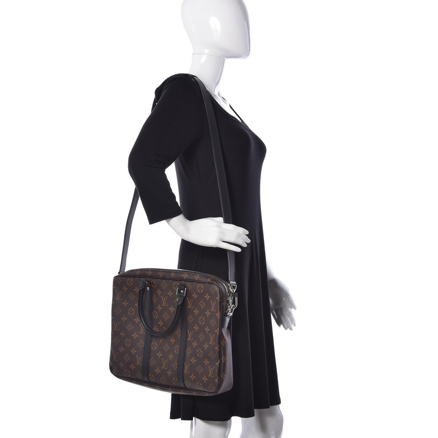 Monogram Macassar Porte-Documents Voyage PM