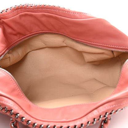 Chanel Smooth Calfskin Medium Luxe Ligne Bowler Coral 5 of 9