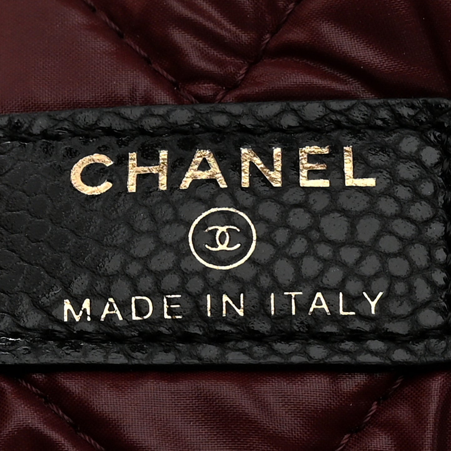 Caviar Quilted Large Cosmetic Case Black