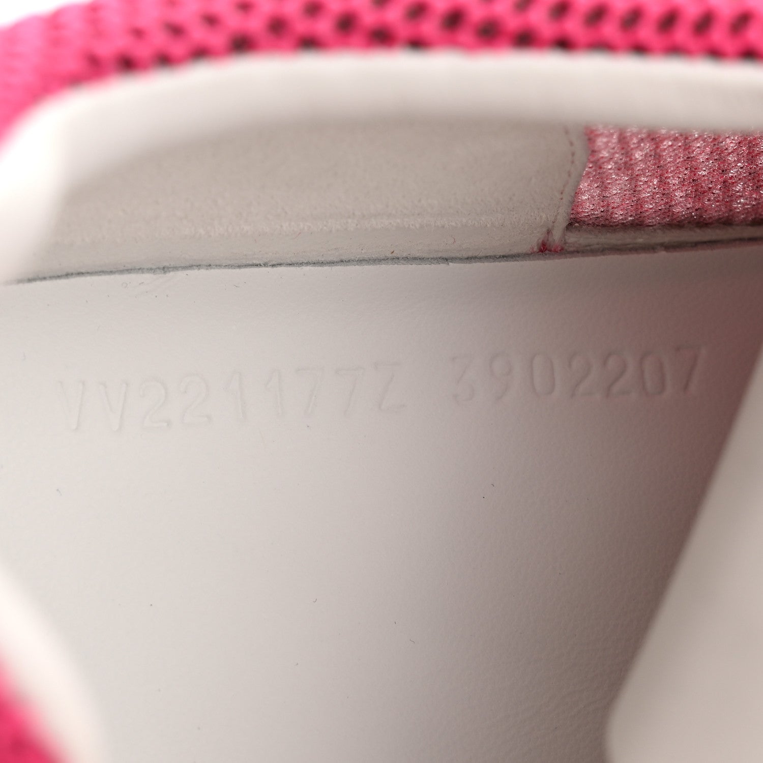 Hermes Air Mesh Suede Goatskin Bouncing Sneakers 39 Rose Vinicunca White 10 of 10