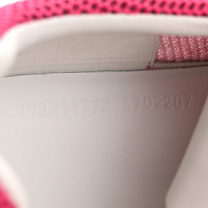 Hermes Air Mesh Suede Goatskin Bouncing Sneakers 39 Rose Vinicunca White 10 of 10