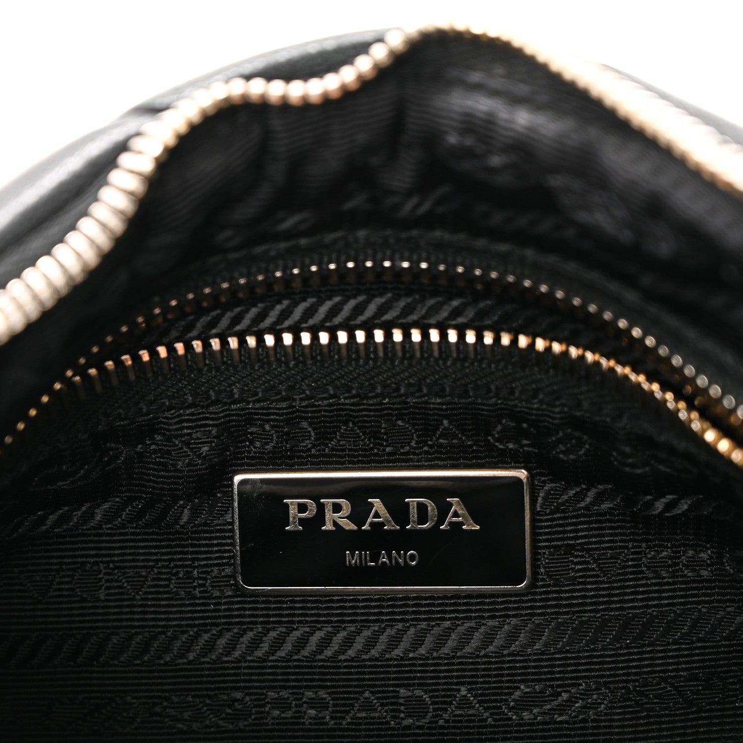 Prada Nappa Re-Nylon Triangle Quilted Patchwork System Shoulder Bag Black 6 of 9