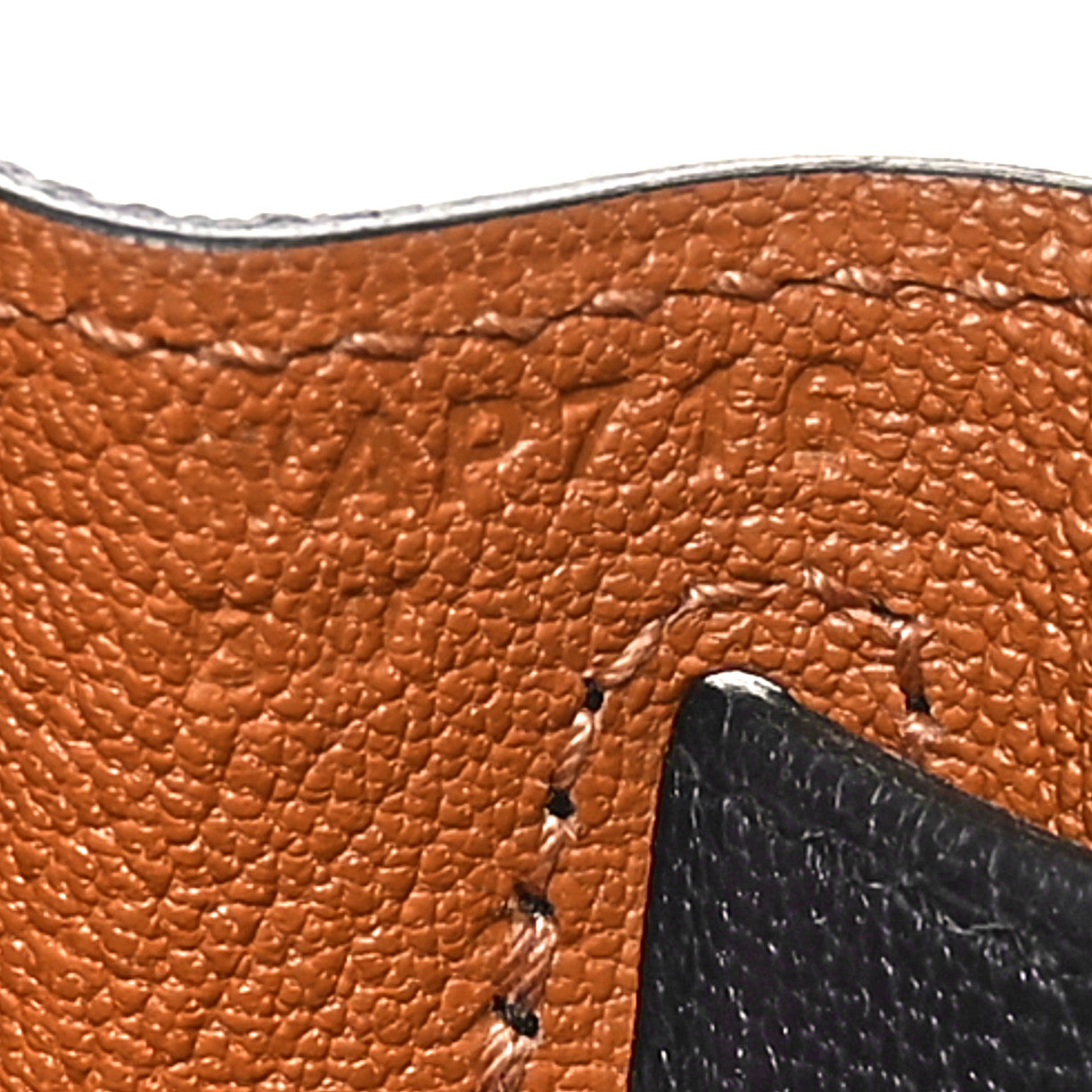 Hermes Chevre Chamkila Horseshoe Kelly Sellier 28 Bleu Indigo 6 of 11