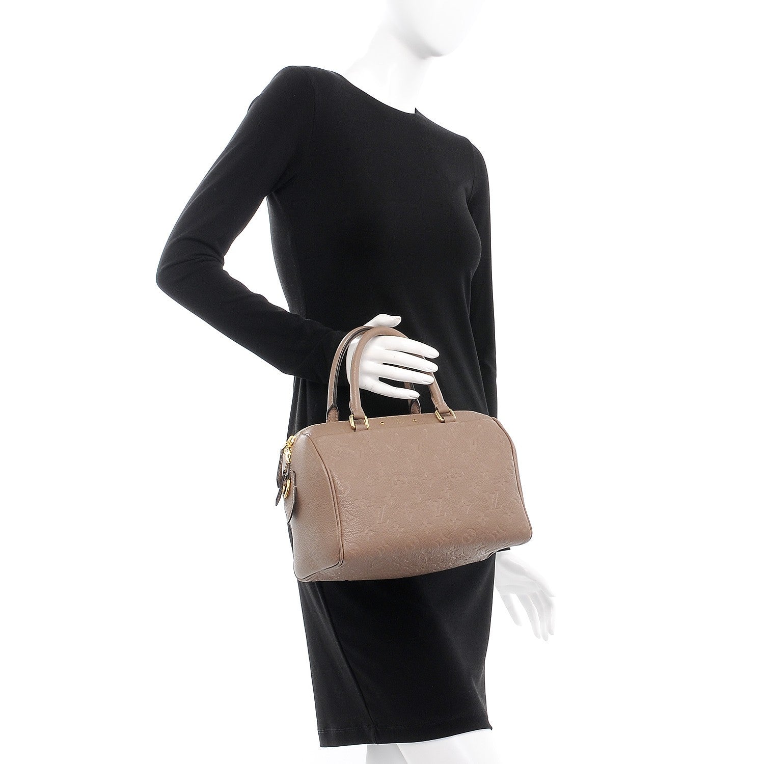 Louis Vuitton Empreinte Speedy Bandouliere 25 NM Taupe Glace 3 of 9